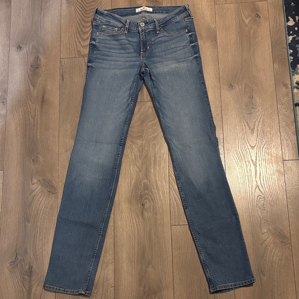 Hollister Women's Skinny Jeans in Blue
